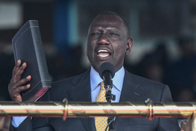 William Ruto presta juramento como nuevo presidente de Kenia
