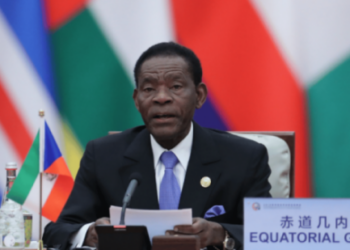 El presidente de Guinea Ecuatorial, Teodoro Obiang Nguema. Foto: AFP.