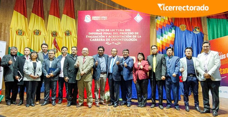 Carrera de Odontología de la UPEA recibe su acreditación internacional