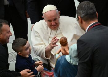 El papa Francisco envió un mensaje por Navidad. Foto: AFP