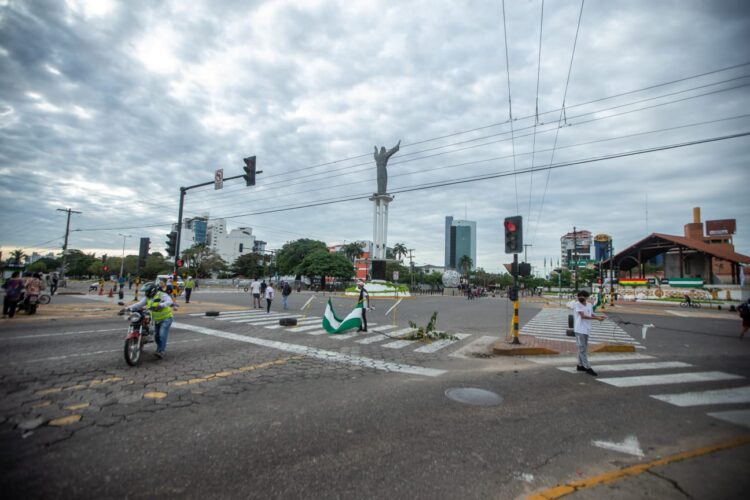 Una imagen del paro cívico de Santa Cruz, donde falleció un ciudadano cruceño. Foto: Rodwy Cazón.