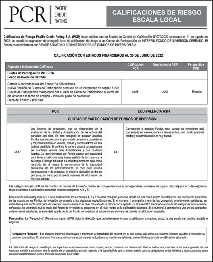 COMUNICADO