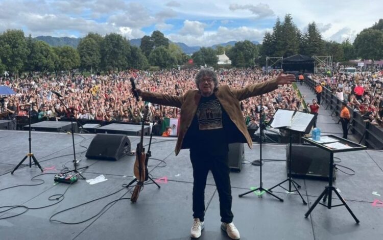 El argentino Piero, en una de sus últimas presentaciones. Foto: Redes Sociales Piero.