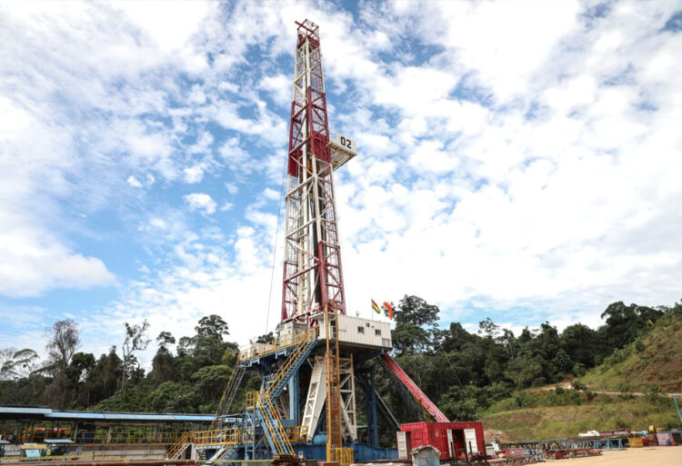 Un pozo de gas natural. Foto: YPFB.