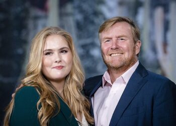Reaparece en público la princesa Amalia