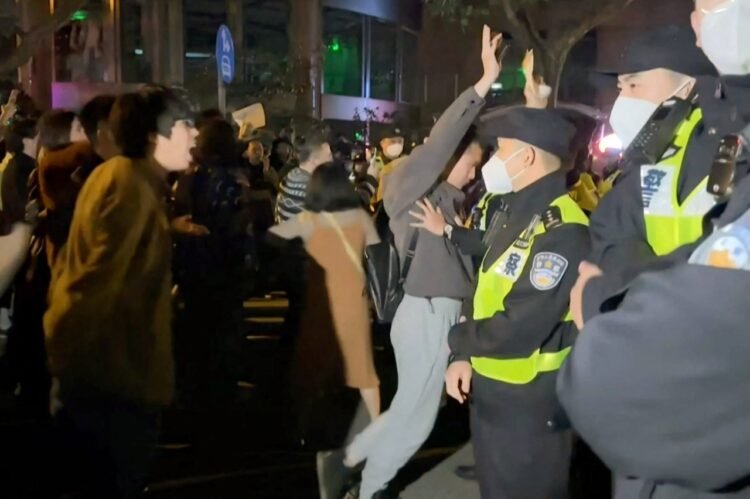 Shanghái, blindada tras las protestas contra la política de 'cero covid'.