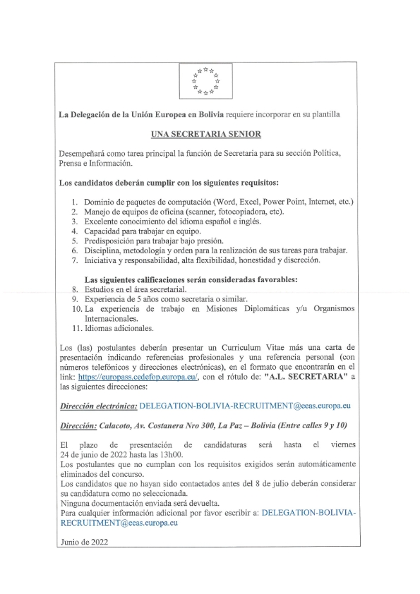 COMUNICADO