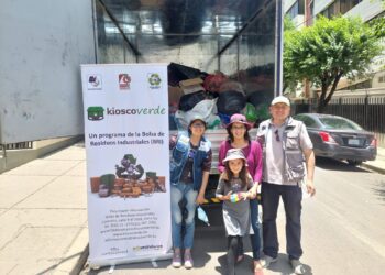 Reciclamóvil de la CNI recolecta 2.704 kg de residuos en La Paz en 2022