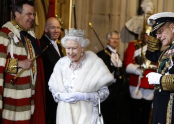 La reina Isabel II, en una de sus apariciones públicas. Foto: AFP