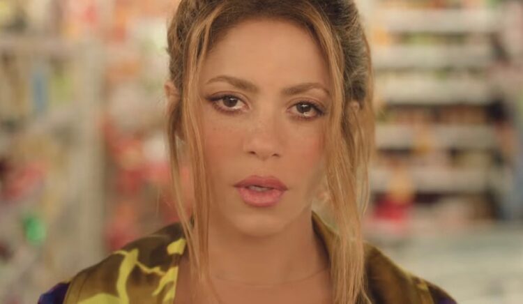 Captura del video de 'Monotonía', el nuevo sencillo de Shakira. Foto: Redes Sociales.