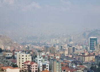 Contaminación del aire en La Paz. Foto: Ruben Atahuichi