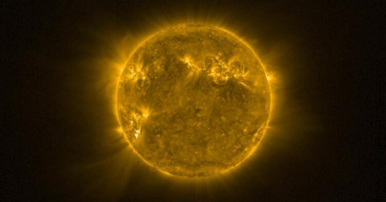 Una de las imágenes tomadas por Solar Orbiter. Foto: ESA.