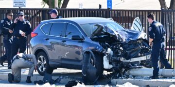 Autoridades del condado de Los Ángeles han arrestado al principal sospechoso del atropello multitudinario.