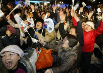 La "edad coreana", otorga un año a los surcoreanos en el nacimiento. Foto: AFP