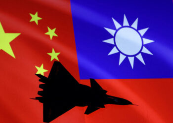 China desplegó 71 aviones de combate en maniobras militares este fin de semana en torno a Taiwán, según informó el lunes el Ministerio de Defensa de Taipéi. Foto: Reuters.