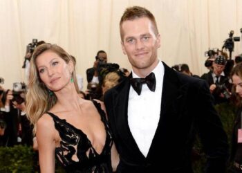 Tom Brady y Gisele Bündchen anunciaron que se divorcian. Foto: AFP.
