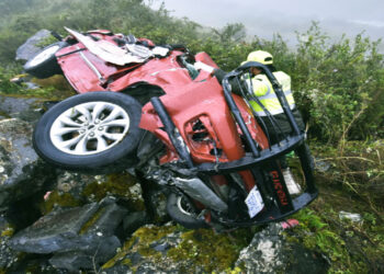 Un accidente de tránsito.