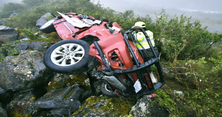 Un accidente de tránsito.