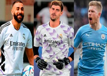 Benzema, Courtois y De Bruyne nominados a Mejor Jugador del año de la UEFA