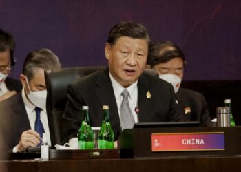 El presidente chino Xi Jinping en la cumbre del G20 en Nusa Dua en la isla indonesia de Bali. el 16 de noviembre de 2022. Foto: AFP.