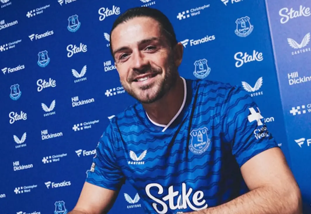 Jack Grealish llega al Everton cedido por el Manchester City