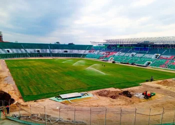El gramado del ‘Tahuichi’ está listo para la final de la Sudamericana