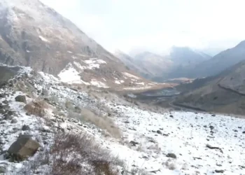 Cocapata fue afectada por una intensa nevada. FOTO: red Uno