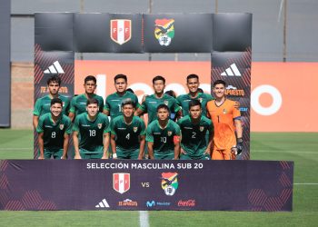 La selección boliviana Sub-20 iguala con Perú en Lima
