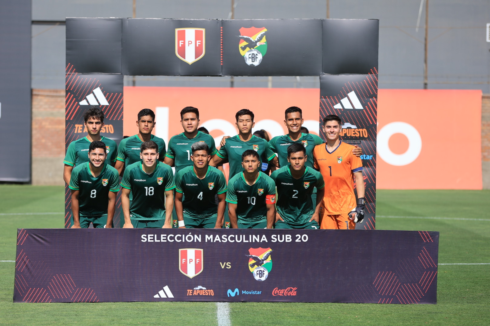 La selección boliviana Sub-20 iguala con Perú en Lima