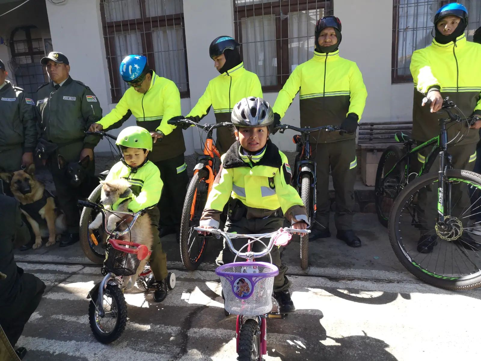 La Alcaldía de El Alto y Tránsito realizaron el lanzamiento del Día del Peatón. FOTO: GAMEA
