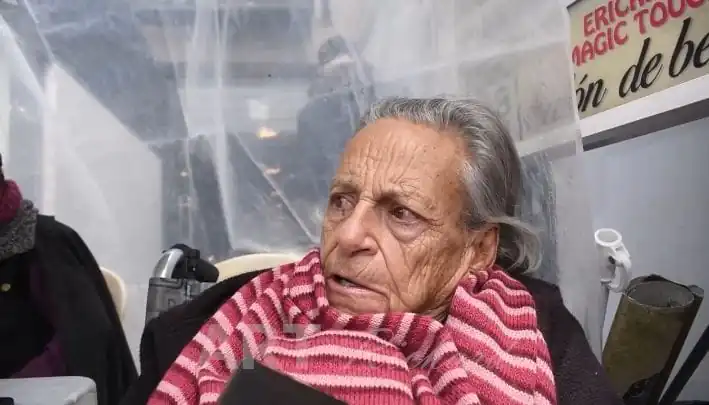 Amparo Carvajal. presidenta de la Asamblea Permanente de Derechos Humanos de Bolivia. FOTO: Captura RRSS