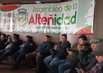 La Asamblea de la Alteñidad en una reunión. FOTO: GAMEA