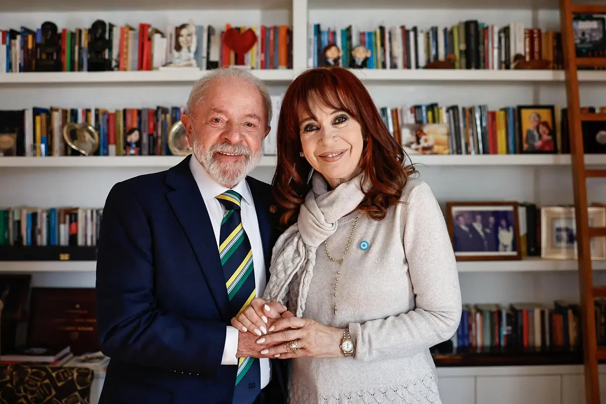 Cristina agradeció la visita de Lula da Silva/Presidencia de Brasil