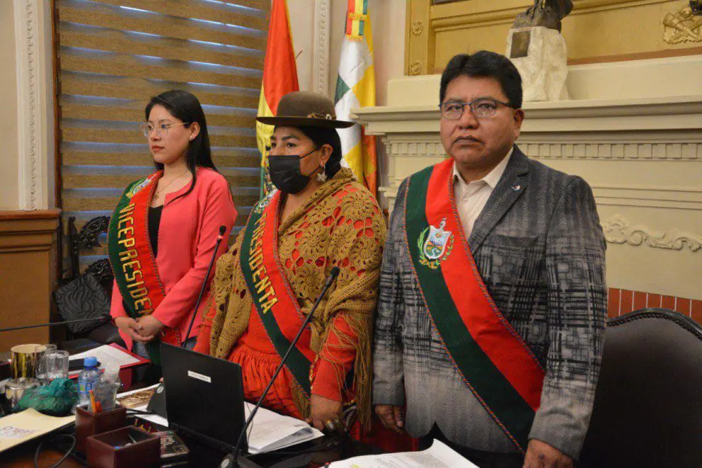 La Justicia reconoce elección de la directiva del Concejo de La Paz. FOTO: RRSS
