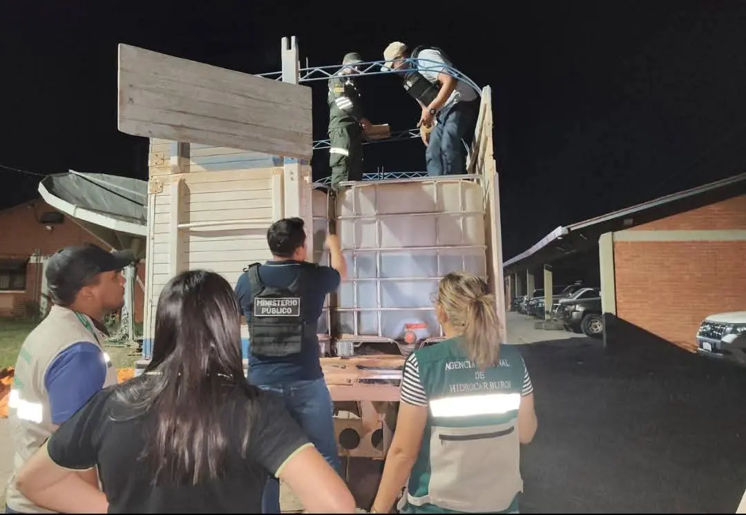 El camión fue interceptado en una carretera/ANH-Beni