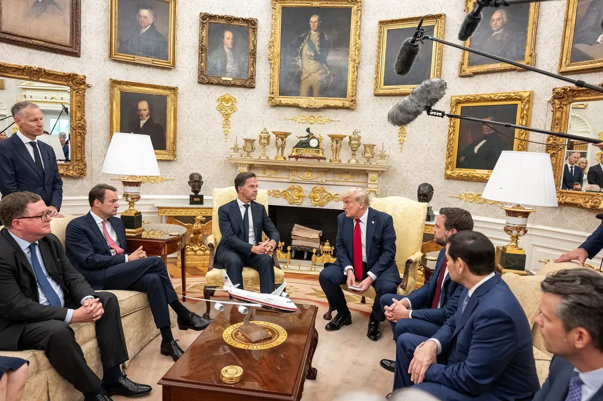 El secretario general de la OTAN, Mark Rutte se reunió con Trump/The White House