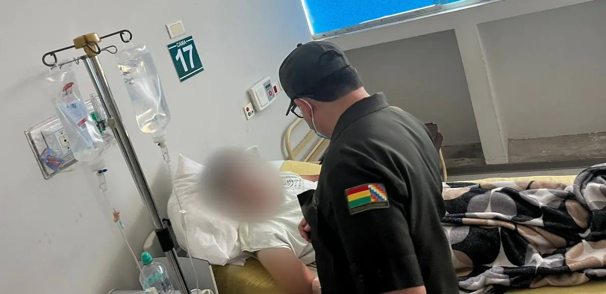 Los uniformados permanecen internados/Policía Boliviana