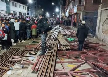 Las graderías se desplomaron/RRSS
