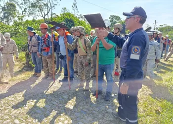 Los comunarios fueron capacitados por el Sar-Bolivia/Min. Defensa