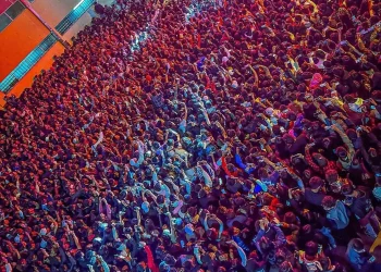 El Saracho Fest se realizó el domingo donde dos personas perdieron la vida debido a una avalancha humana. FOTO: RRSS