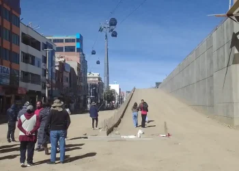 La Alcaldía prevé iniciar pruebas de carga en la obra del Distribuidos de Río Seco. FOTO: GAMEA
