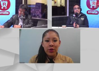 La concejala de La Paz del Movimiento Al Socialismo (MAS) Joselinne Pinto habla de presupuesto en La Razón Radio. Foto: La Razón