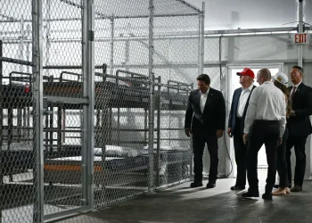 El centro de detención se construyó en dos meses/AFP