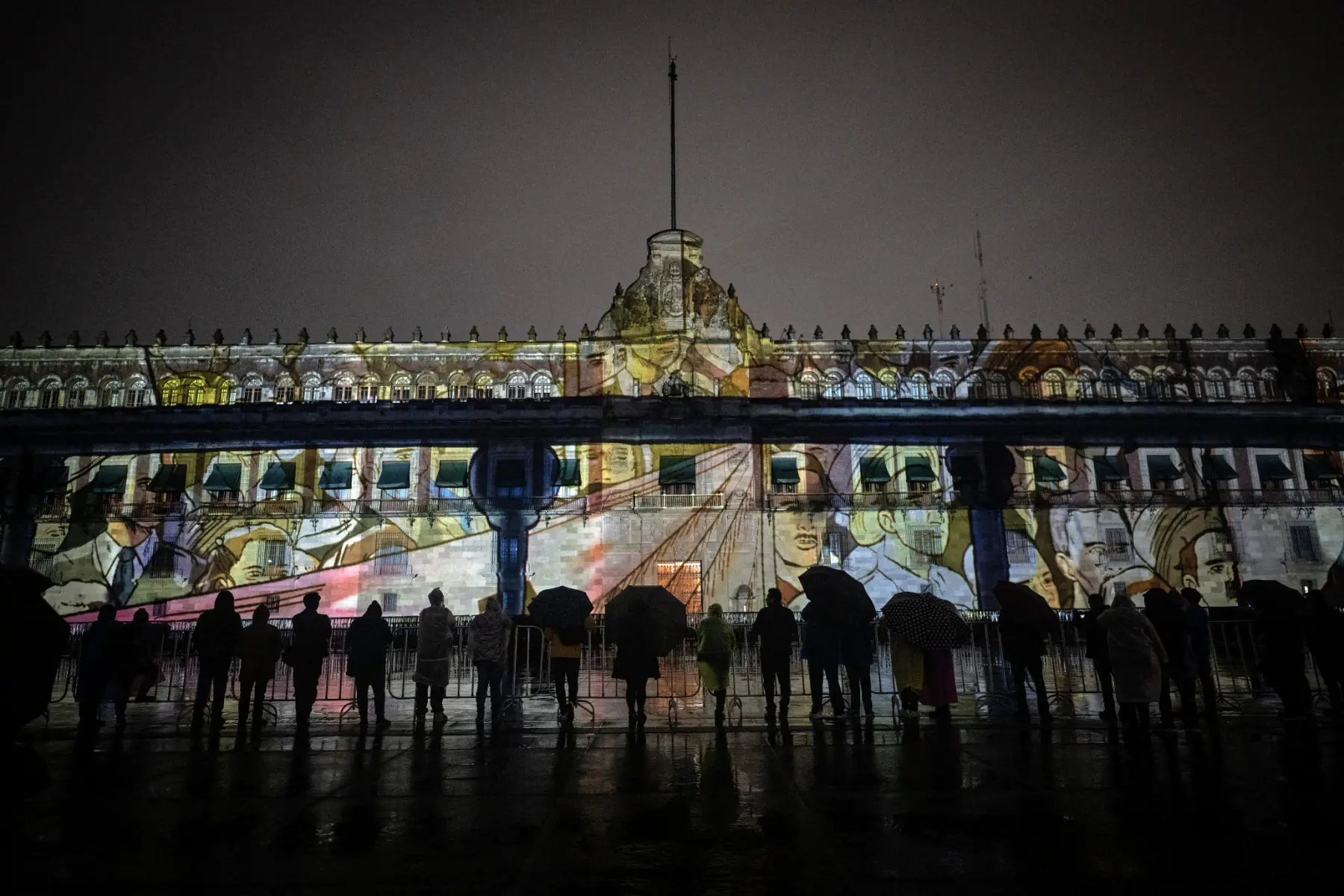 Un 'videomapping' inauguró los festejos por el establecimiento de los mexicas/AFP