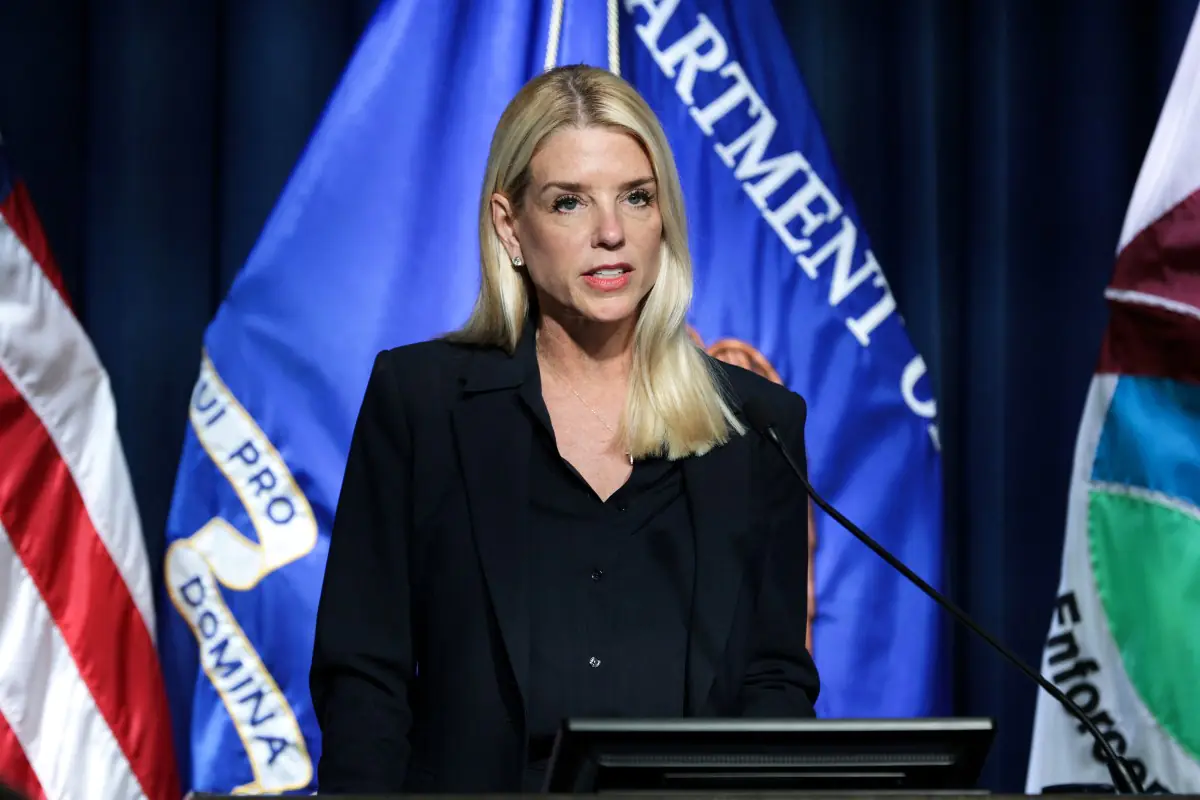 La fiscal General, Pamela Bondi dio un informe sobre drogas/AFP