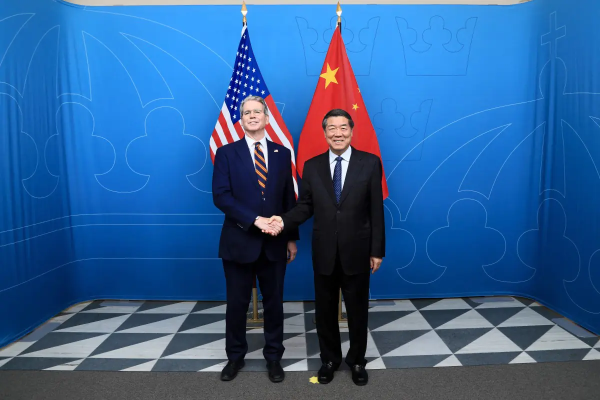 Los representantes de Estados Unidos y China dialogaron en Suecia/AFP