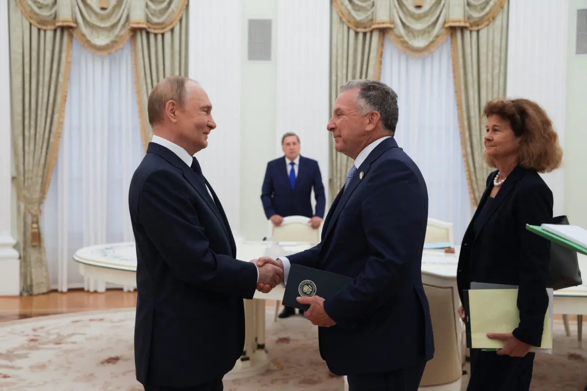 Putin se reunió con el delegado de Trump en el Kremlin/AFP