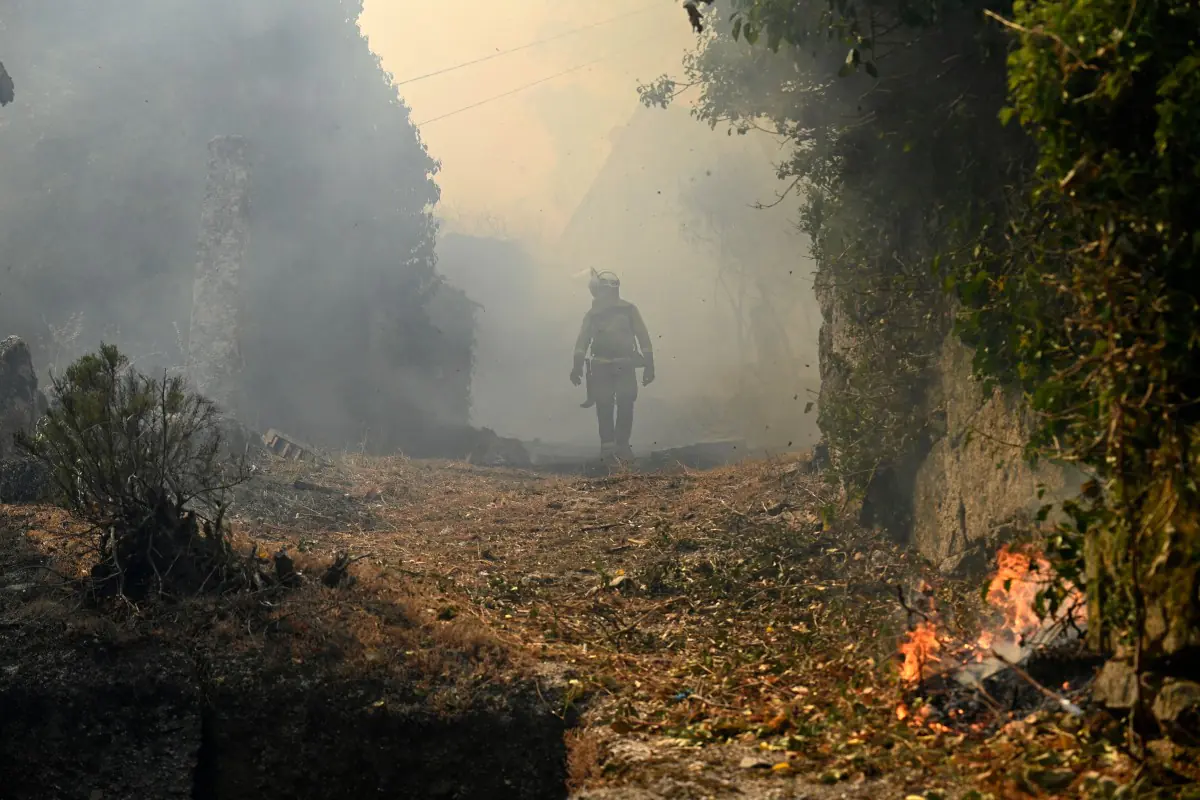 El fuego avanza en Portugal/AFP