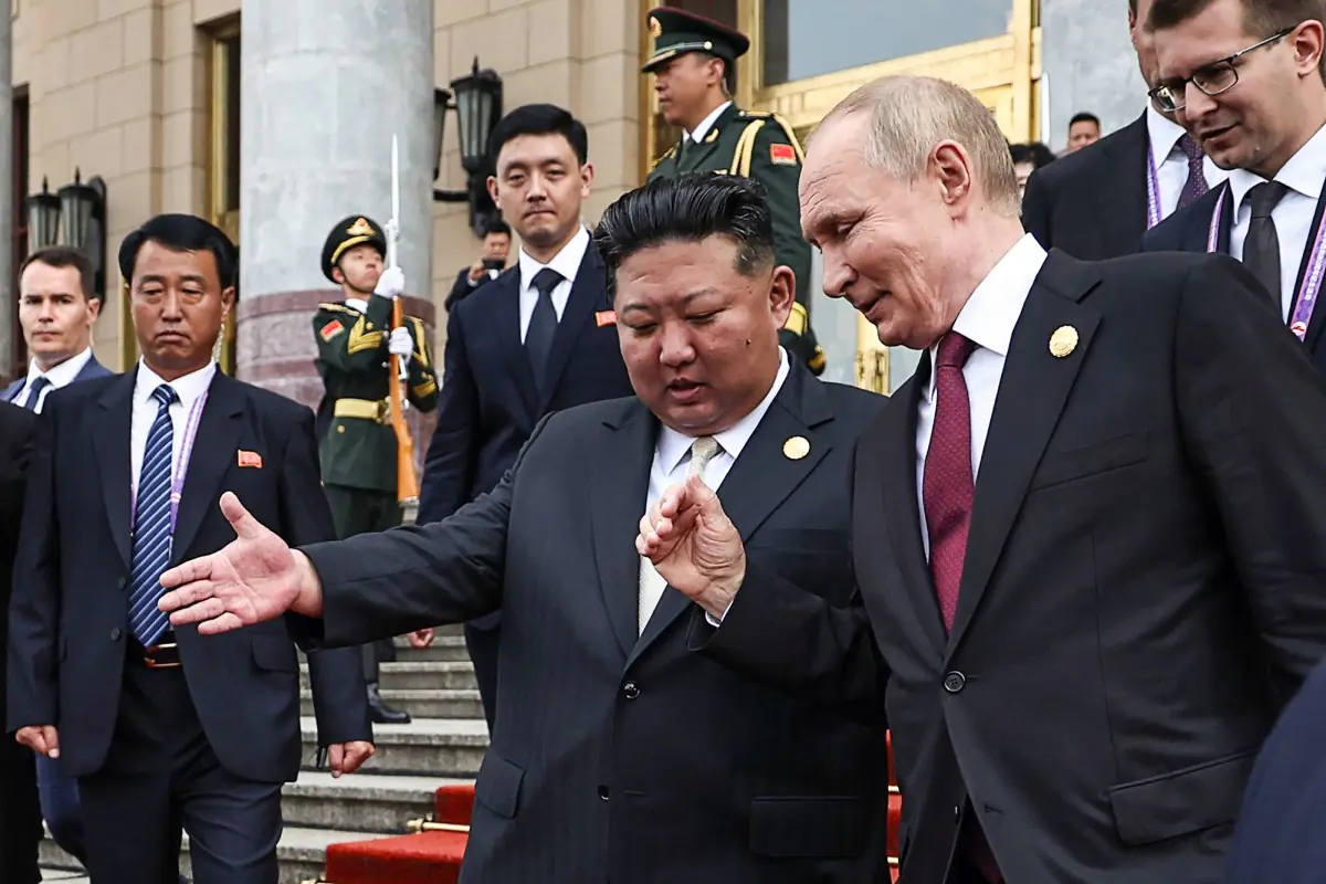 Vladimir Putin y Kim Jong Un se reunieron en Pekín/AFP-Sputnik