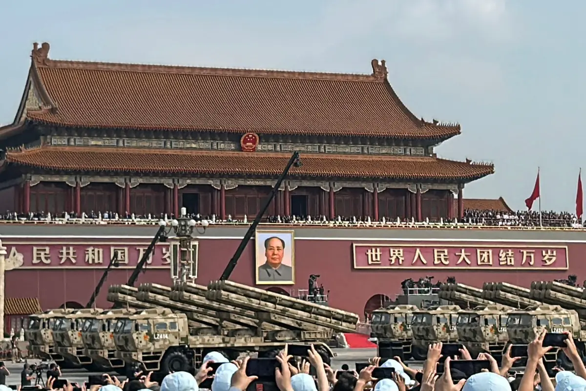 China realizó un desfile para celebrar la vistoria sobre Japón durante la Segunda Guerra Mundial/AFP